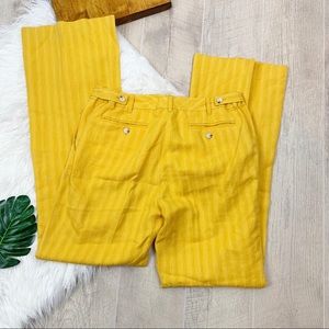MICHAEL Michael Kors Pants - M Michael Kors Yellow Career Pinstripe Pants 1569 MICHAEL Michael Kors Pants - M Michael Kors Yellow Career Pinstripe Pants 1569